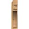Ekena Millwork Merced Block Rough Sawn Outlooker, Western Red Cedar, 6"W x 26"D x 26"H OUT06X26X26MRC05RWR - alternate 4